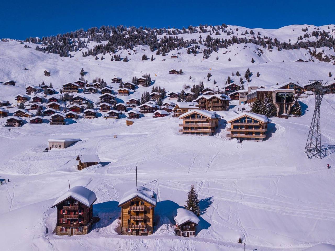 Ganze Wohnung, Apartmenthaus Riederhoru A Eg in Riederalp, Aletsch Arena