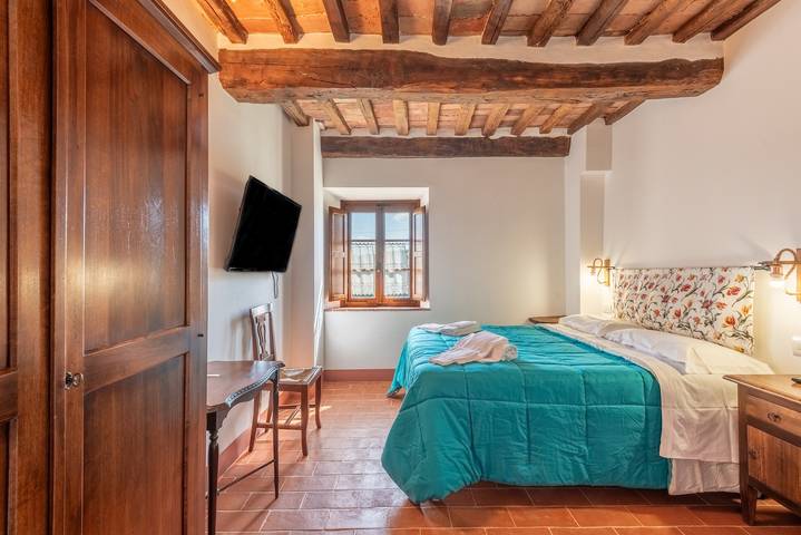 Camera 'Pernina' - Agriturismo la Taverna di Celsa con piscina condivisa in Sovicille, Chianti