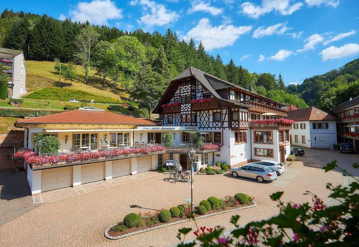 Hôtel pour 2 personnes, avec Balcon/Terrasse et Terrasse ainsi que Jardin et Sauna à Bad Peterstal-Griesbach