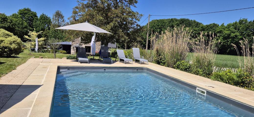 Gîte pour 5 personnes, avec jardin et piscine, animaux acceptés à Pleslin-Trigavou - 3