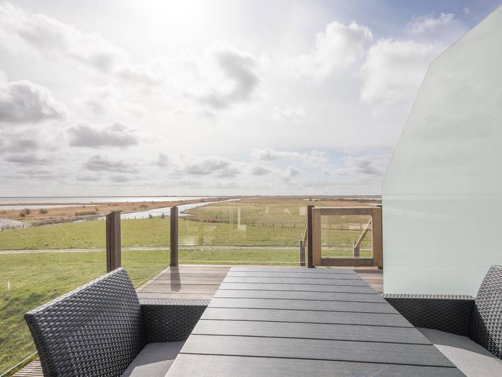 Ferienwohnung für 4 Personen, mit Terrasse und Sauna, kinderfreundlich in Hattstedtermarsch