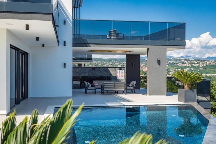 Villa pour 6 personnes, avec piscine ainsi que sauna et jardin dans Grad Opatija - 3