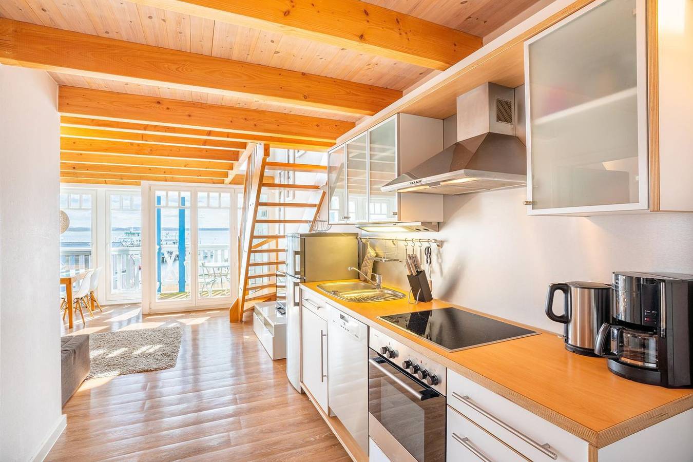 Ganze Wohnung, Ferienwohnung Hafftraum in Rerik mit Meerblick, Balkon und moderner Ausstattung in Ostseebad Rerik, Rerik