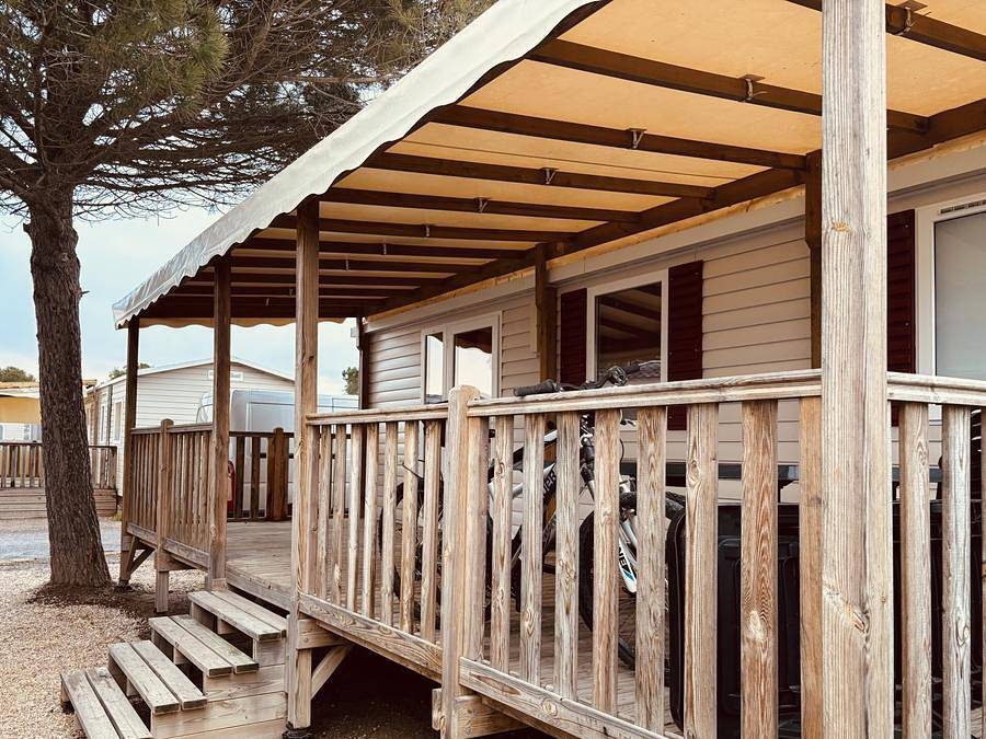 Tour Opérateur et particuliers sur camping Mar Estang - Mobilheim 6 personen - Mobilheim 2 Zimmer in Canet-en-Roussillon, Côte d'Améthyste