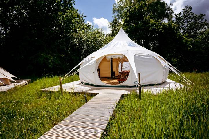 Tipi für 10 Personen, mit Garten und Whirlpool sowie Terrasse, kinderfreundlich in Südostengland - 3