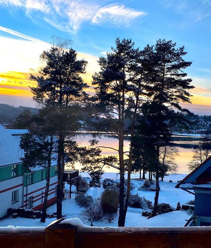 Ferienwohnung für 4 Personen, mit Ausblick und Garten sowie Seeblick - 1