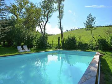 Gîte pour 6 personnes, avec piscine et jardin à Brandonnet