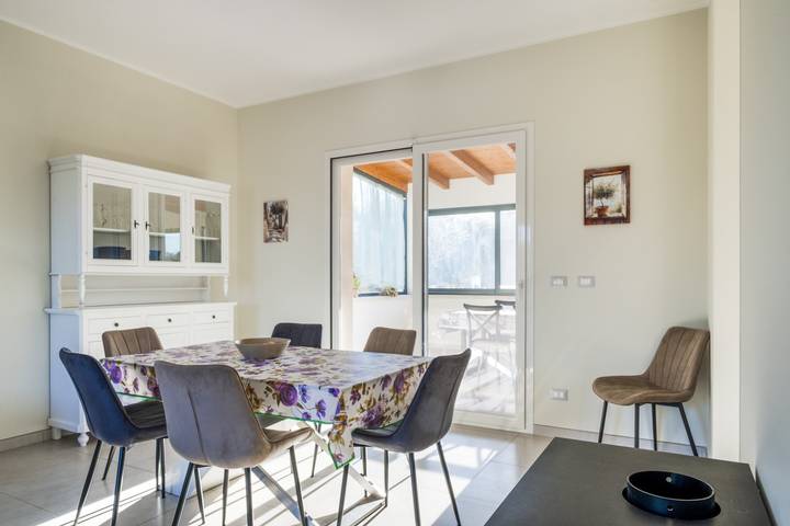 Villa 'Corbezzolo' con piscina compartida, Wi-Fi y aire acondicionado in Galatone, Golfo de Tarento