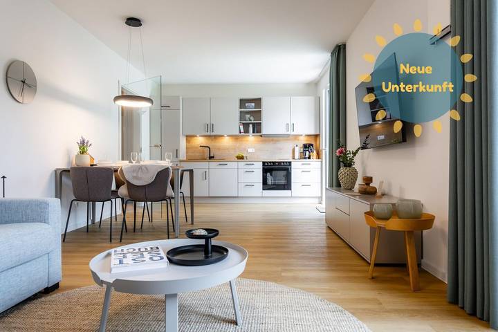 Ferienwohnung für 3 Personen, mit Terrasse und Garten sowie Sauna in Kellenhusen