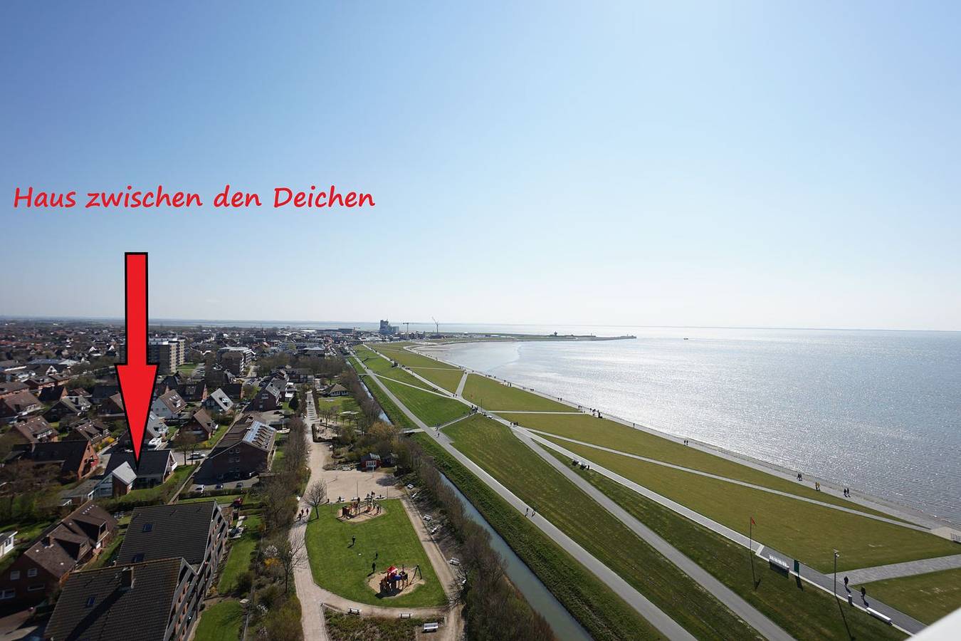 Ganze Wohnung, Haus zwischen den Deichen 1 in Hauptstrand Büsum, Nordsee - Schleswig-Holstein