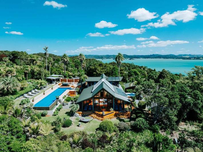 Albergue para 2 personas, con jacuzzi y piscina además de sauna y jardín en Nueva Zelanda