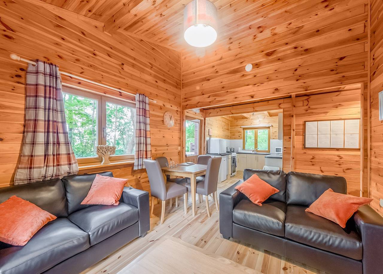 Woodland Willow Lodge in Shropshire