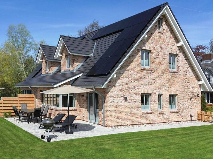 Ferienhaus für 5 Personen, mit Terrasse und Garten sowie Sauna in Niebüll