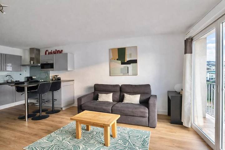 Appartement de vacances pour 4 personnes, avec balcon à Seynod