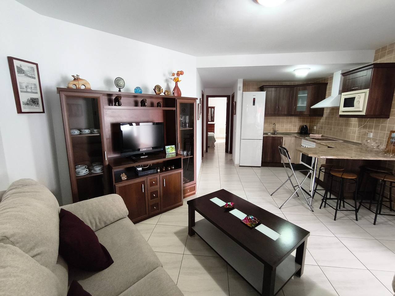 Appartement entier, Appartement confortable "El Carmen" près de la plage avec Wi-Fi et terrasse in Piedra Playa, La Oliva