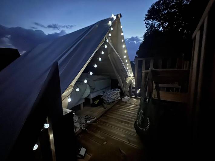 Camping pour 2 personnes, avec jardin et vue dans l' Aisne - 2