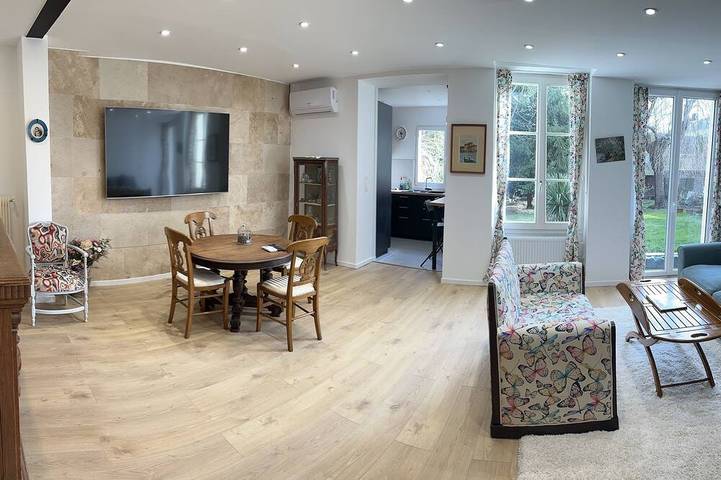 Appartement de vacances pour 6 personnes, avec Jardin et Piscine