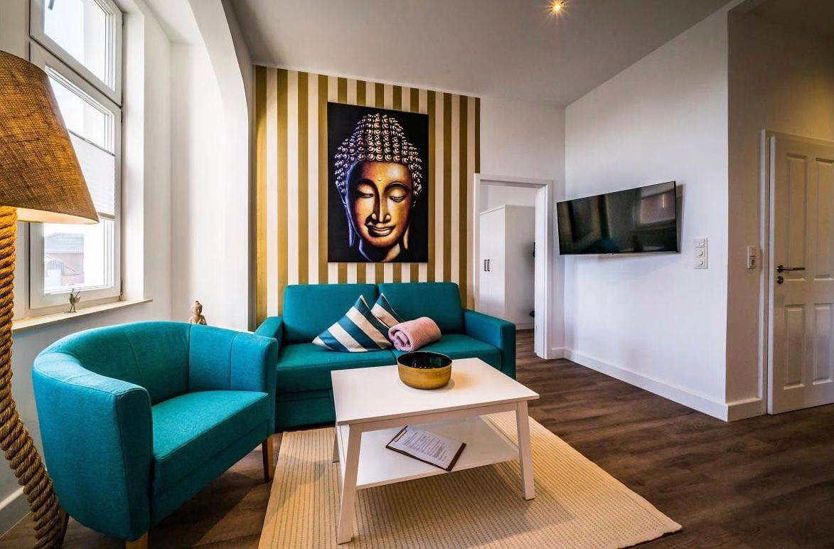 Ganze Wohnung, Ferienwohnung Beach in Ria´s Beachvilla - Urlaub mit Hund in Borkum