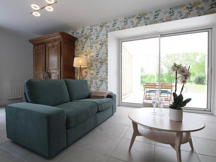 Appartement de vacances pour 4 personnes, avec jardin