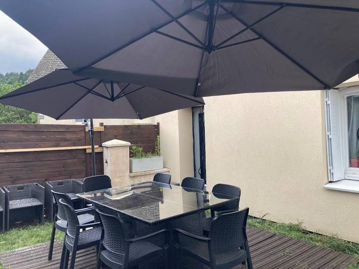 Maison de vacances pour 8 personnes, avec Balcon ainsi que Terrasse et Jardin
