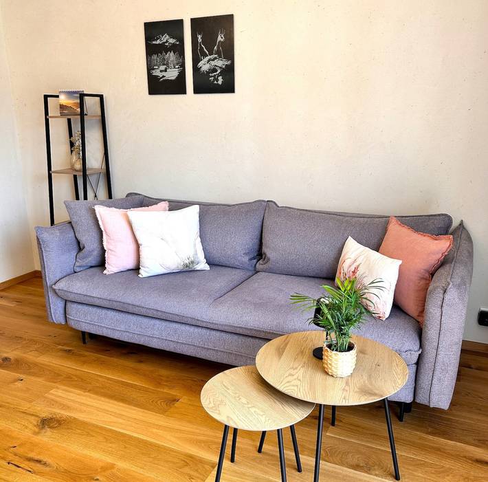 Ganze Wohnung, Apartment „Einklang“ mit Bergblick, Balkon und WLAN in Krün, Bayerische Alpen