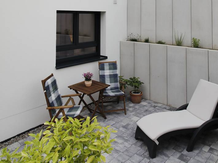Ferienwohnung für 5 Personen, mit Balkon/Terrasse und Terrasse sowie Garten in Horben