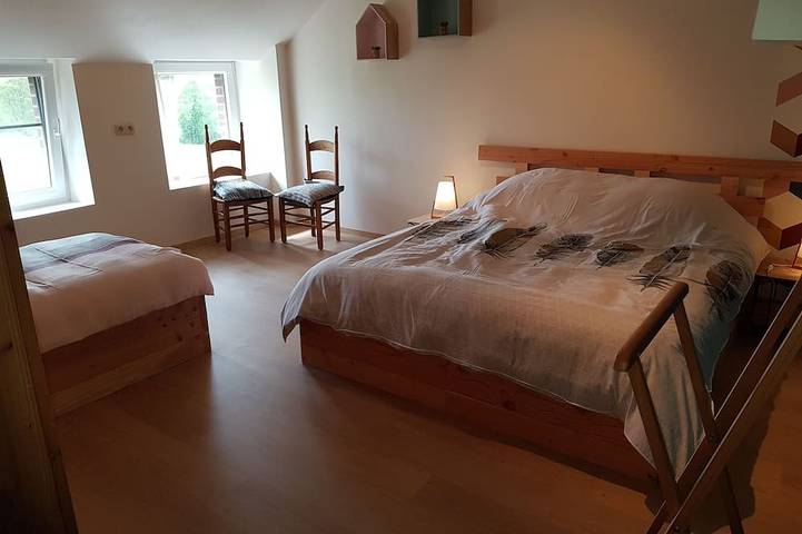 Gîte pour 14 personnes, avec sauna et terrasse ainsi que jacuzzi et jardin à Nassogne - 3