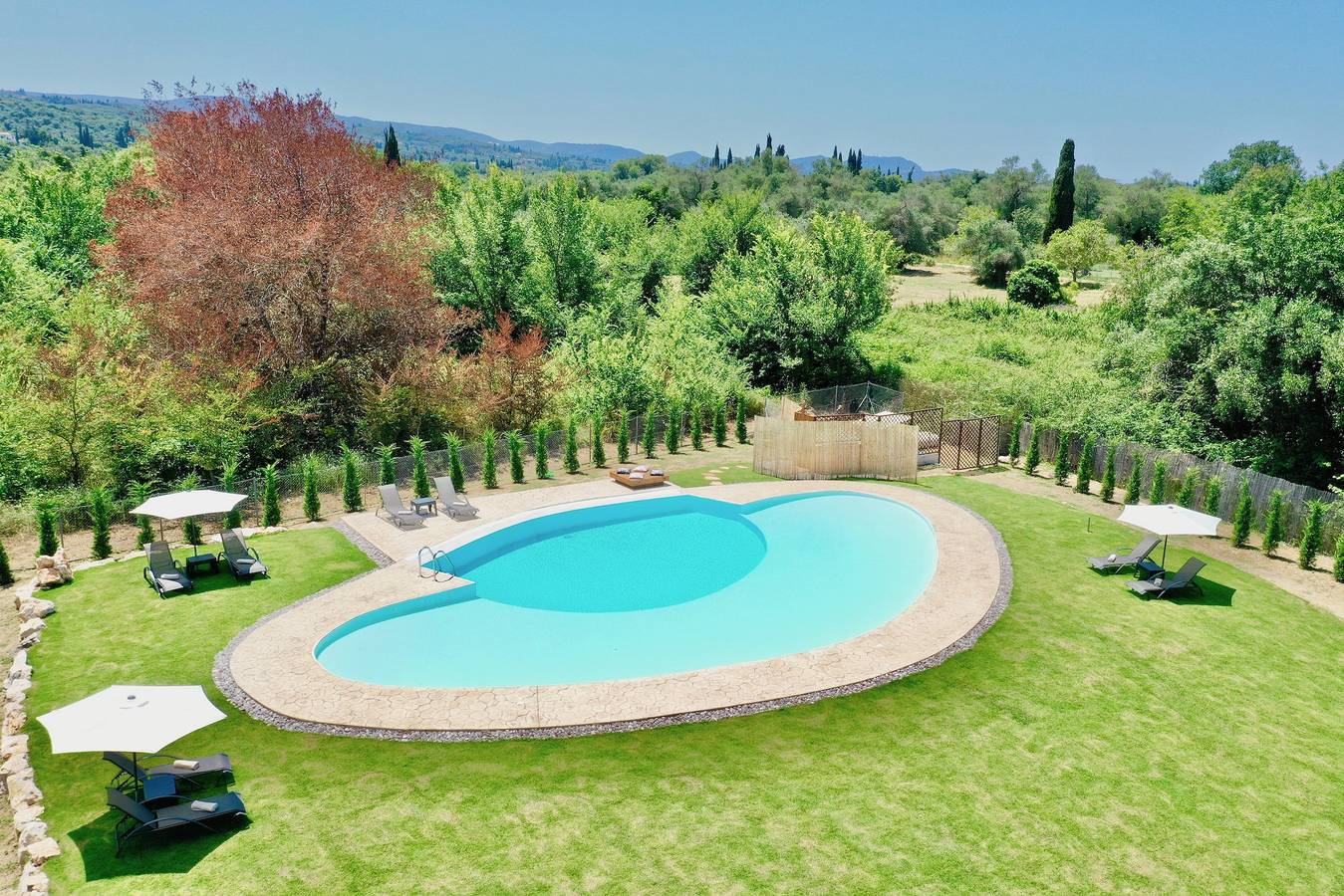 Villa Dafni with private pool in Roda, Korfu