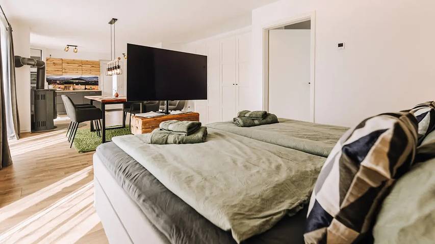 Ferienhaus für 4 Personen, mit Balkon und Terrasse sowie Garten in Sachsen - 3
