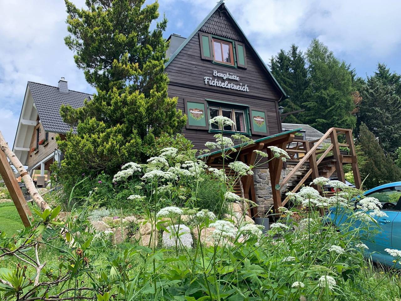Berghütte Fichtelstreich - Ferienhaus, Dusche, Wc in Oberwiesenthal, Erzgebirge