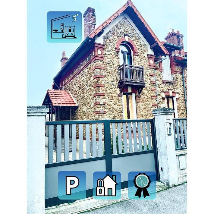 Chambre d’hôte pour 2 personnes, avec jardin ainsi que terrasse et vue à Meaux