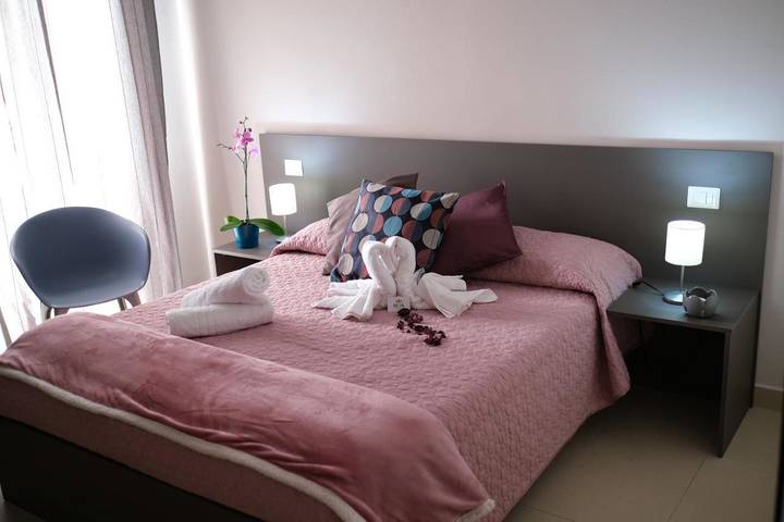 Appartamento per 2 persone, con Terrazza e Giardino nonché Panorama a Aversa