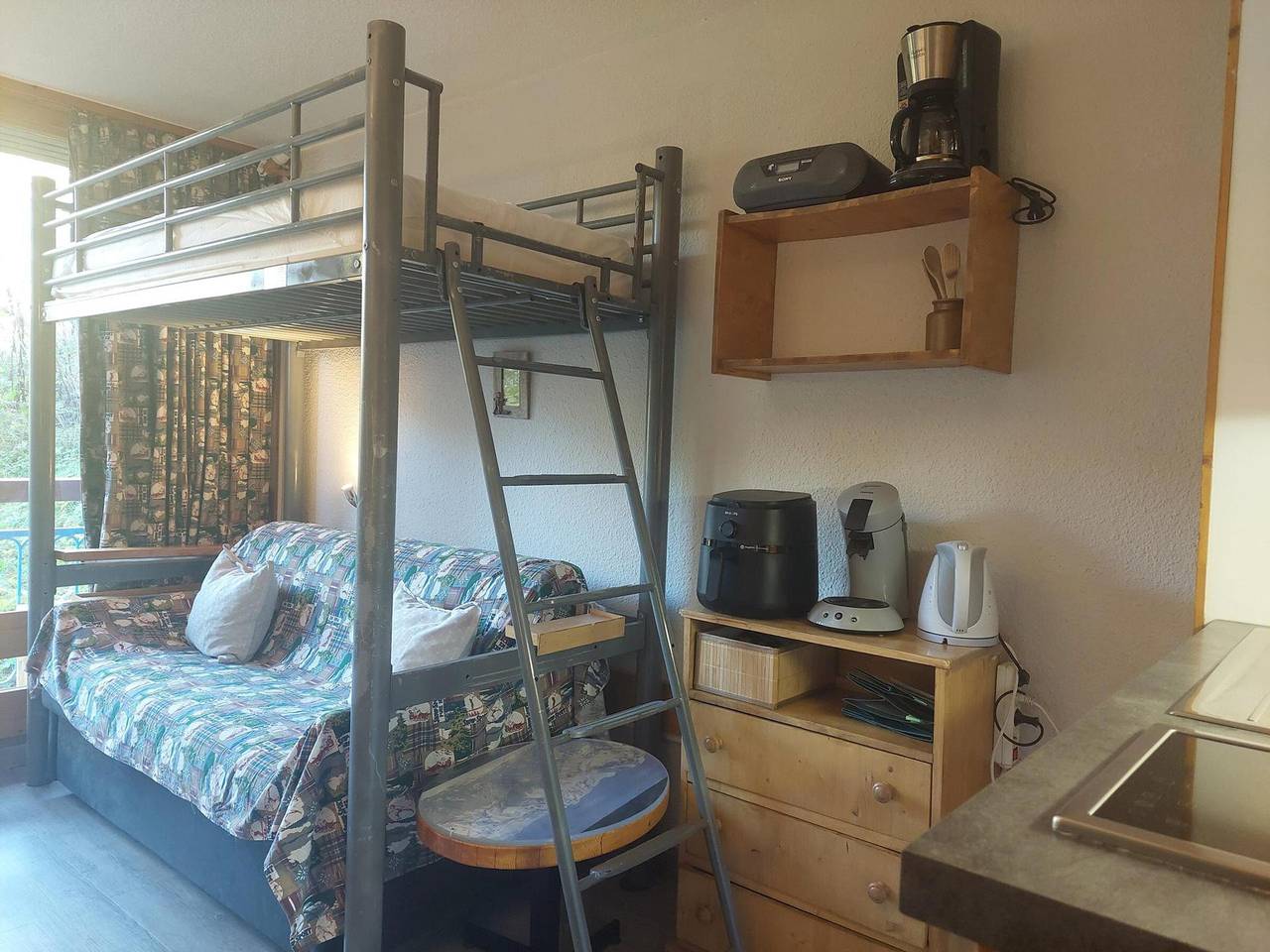 Studio entier, Studio cosy pour 2 pers, balcon vue Mont Blanc in Arc 1800, Bourg-Saint-Maurice