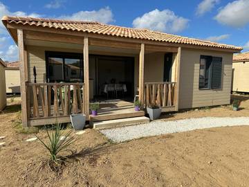 Maison pour 5 personnes, avec jardin ainsi que terrasse et piscine à Saubrigues