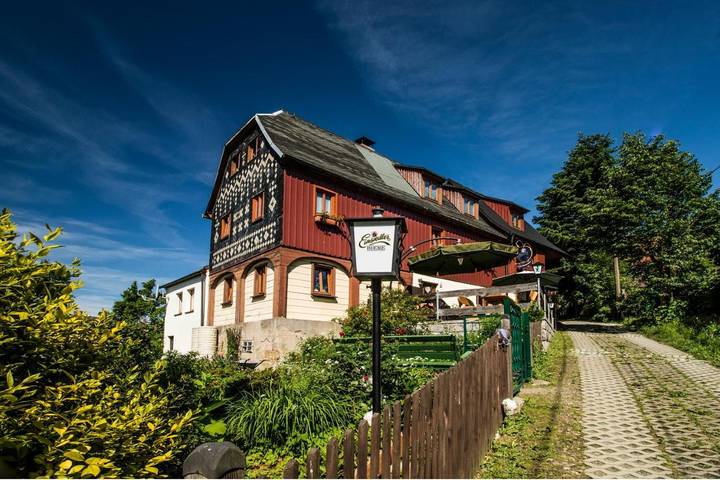 Ferienwohnung für 2 Personen, mit Terrasse und Garten sowie Ausblick in Hinterhermsdorf - 3