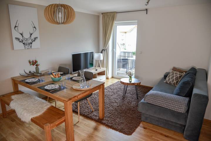 Ferienwohnung für 4 Personen, mit Balkon