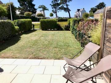 Gîte pour 4 personnes, avec terrasse dans Plage du Roaliguen