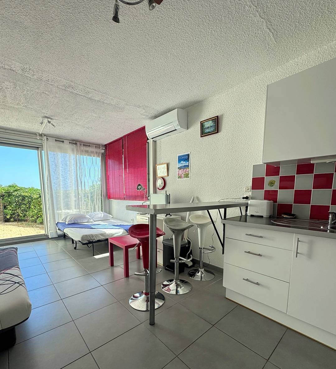Ganzes Studio, Studio für 2 Personen mit Balkon/Terrasse in Le Barcarès, Côte d'Améthyste