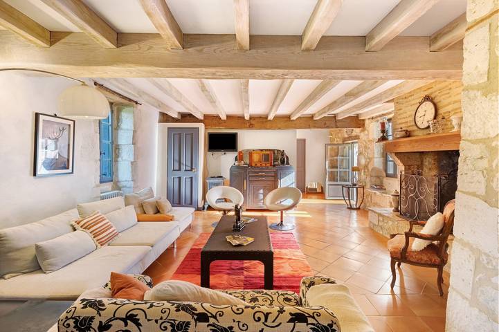 Maison de vacances pour 10 personnes, avec jardin, animaux acceptés