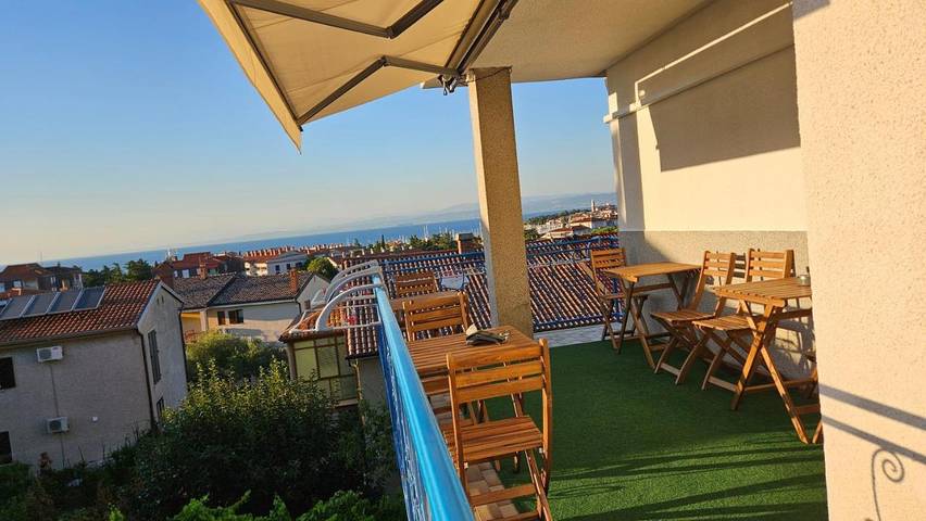 Chambre d’hôte pour 3 personnes, avec Terrasse et Vue