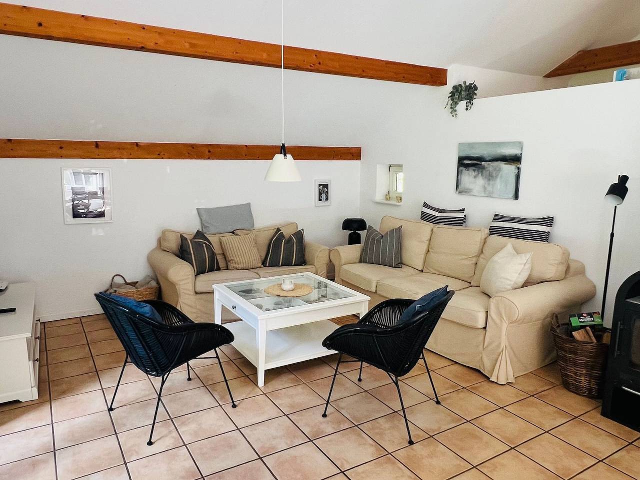 Ganze Ferienwohnung, >Haus am Wald Nr. 4< idyllisch ruhig im Naturschutzgebiet - >Haus am Wald Nr.4< idyllisch ruhig im Naturschutzgebiet in Teßmannsdorf, Salzhaff