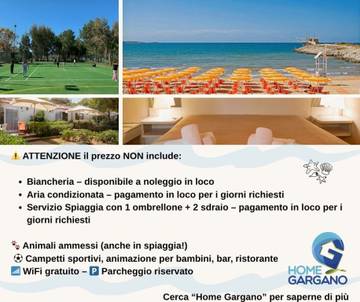 Bungalow für 6 Personen, mit Garten, kinderfreundlich in Apulien