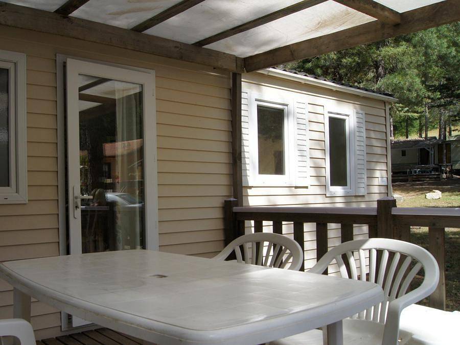 Camping La Source - Mobilheim 4 personen - Adonis – 4 Personen – 2 Schlafzimmer in Sournia, Regionaler Naturpark Corbières-Fenouillèdes