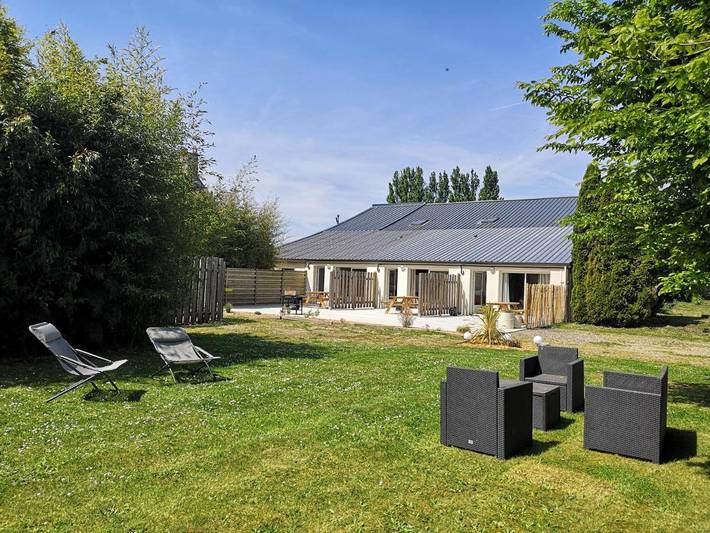 Maison de vacances pour 4 personnes, avec jardin ainsi que jacuzzi et terrasse