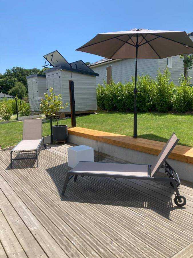 Mobil Home piscine chauffée Pont l 'Abbe in Pont-l'Abbé, Région de Quimper