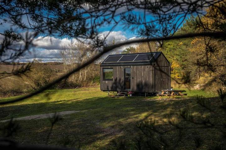 Chalet pour 2 personnes, avec jardin ainsi que vue et terrasse