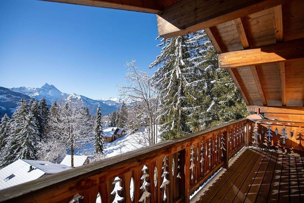 Magnifique maison de vacances privée pour 8 personnes avec terrasse et parking in Gryon, Alpes Vaudoises