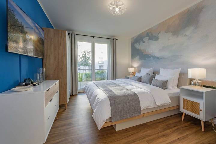 Ganze Wohnung, Moderne Ferienwohnung mit Terrasse, Sauna & Freizeitbereich in Zirchow, Usedom