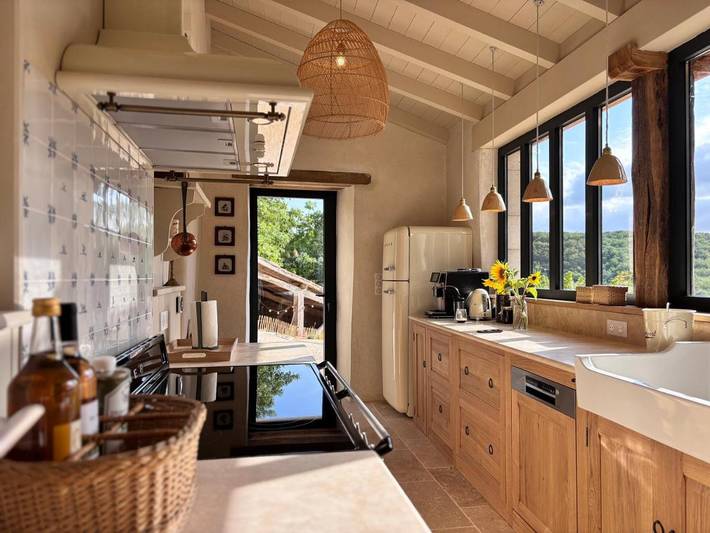 Location de vacances pour 8 personnes, avec jardin et vue à Lauzerte - 4