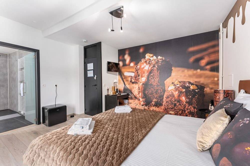 The brownie room by Willy Wonka's chocolate hotel! in Brügge, Westflandern